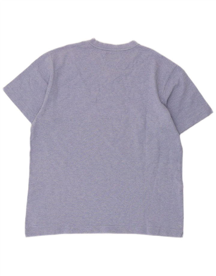 Kappa Herre kortærmet T-shirt Top Stor blå bomuld