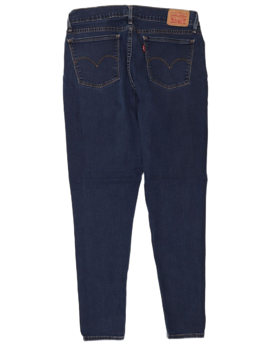Levi's Dame 710 Super Skinny Jeans W32 L30 Marineblå Bomuld