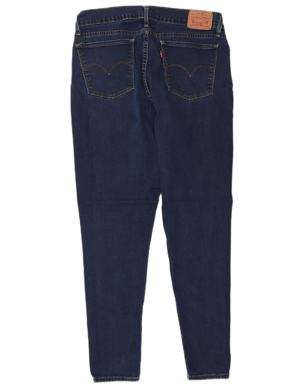 Levi's Dame 710 Super Skinny Jeans W32 L30 Marineblå Bomuld