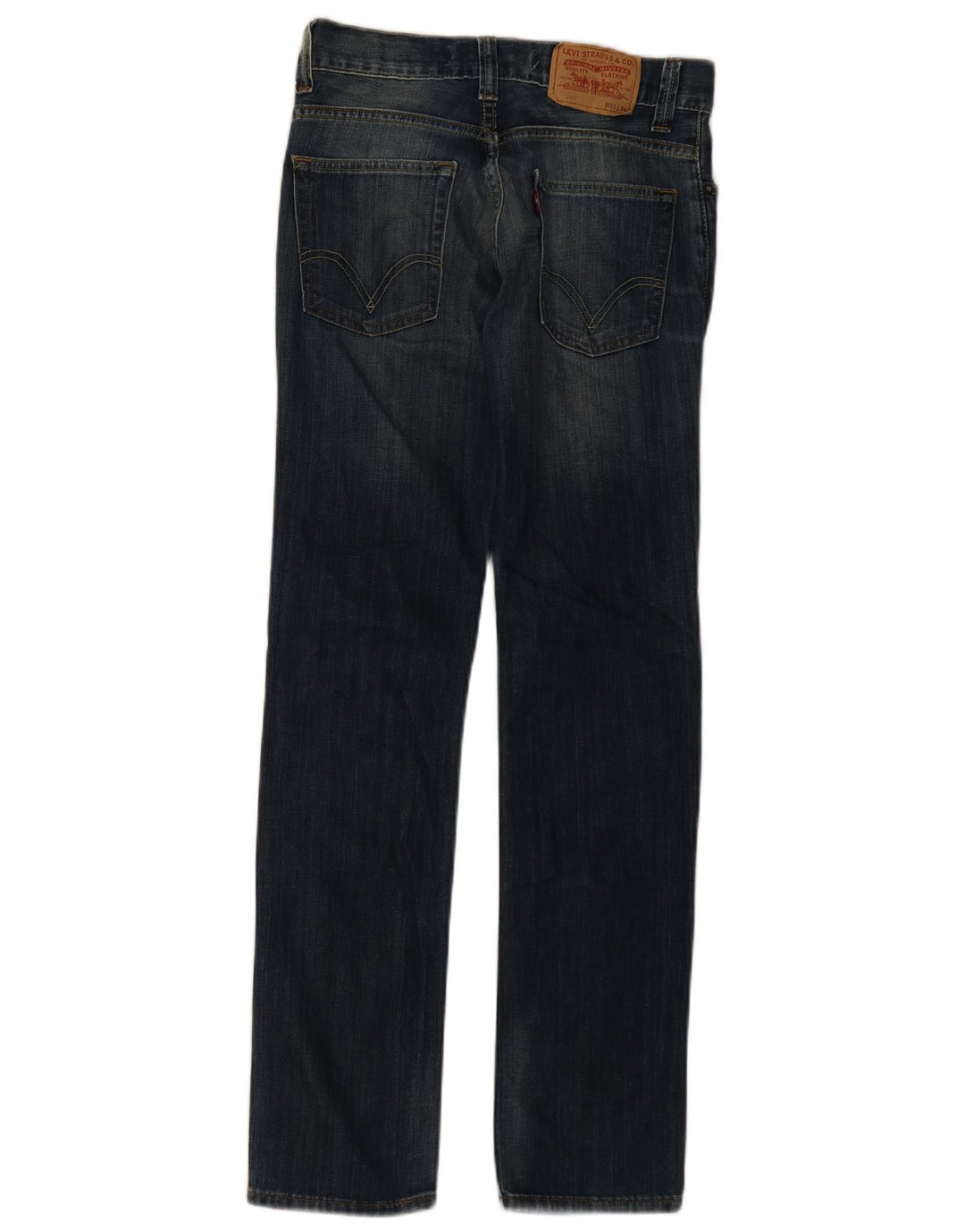 Levi's Herre 511 Slim Jeans W31 L34 Marineblå Bomuld