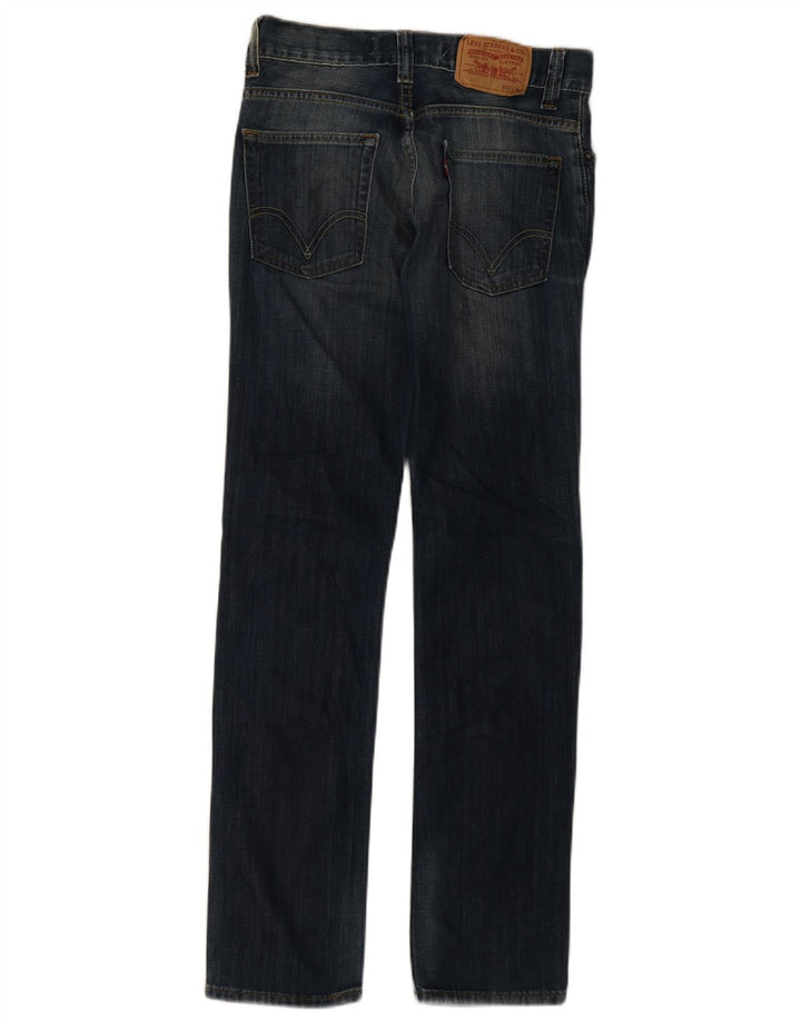 Levi's Herre 511 Slim Jeans W31 L34 Marineblå Bomuld