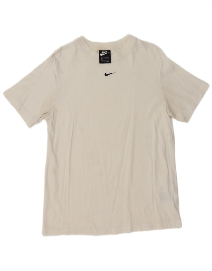 Nike Herre T-shirt Top XS Hvid Bomuld