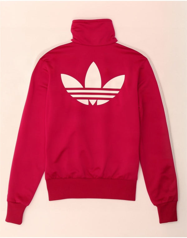 Adidas Grafisk træningsdragt topjakke til kvinder EU 34 XS Pink Polyester