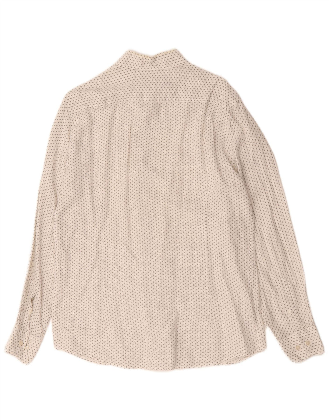 Massimo Dutti Herreskjorte Medium White Spotted Linen