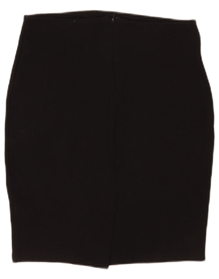 Zara Pencil Nederdel Medium W28 sort viskose til kvinder