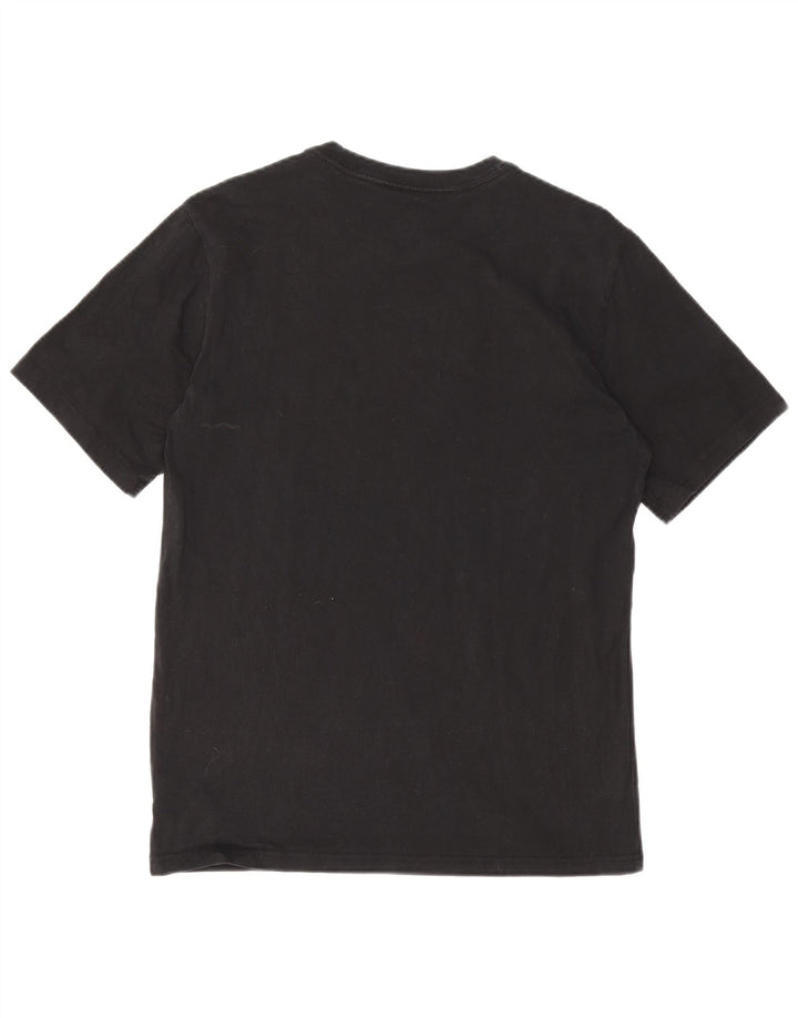 CONVERSE Mens Graphic T-Shirt Top Medium Black Cotton