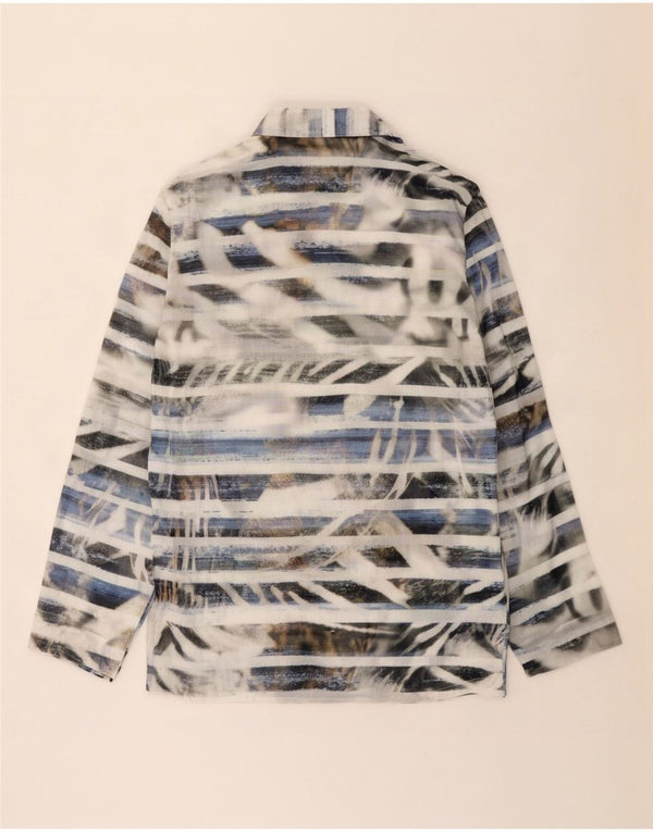 Perte by Krizia Dameskjorte UK 12 Medium Flerfarvet Stribet