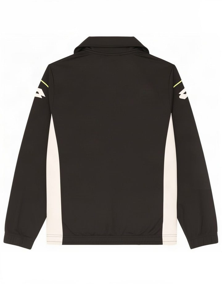 Lotto Mens Tracksuit Top Jacket Large Black Colourblock