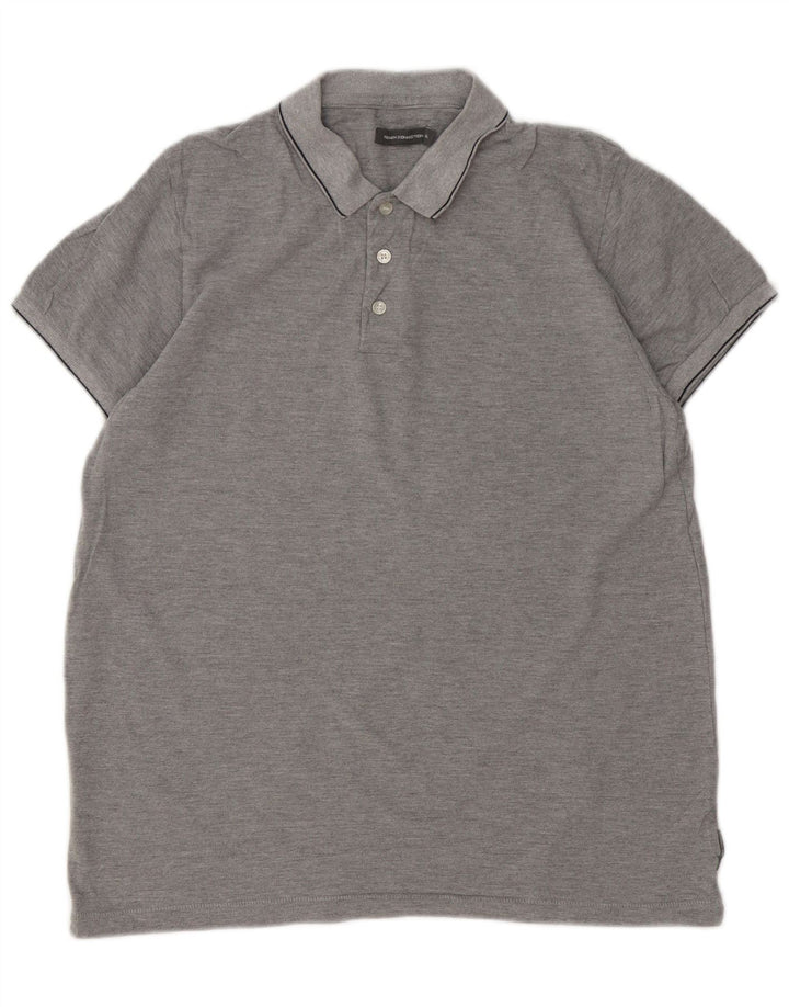 French Connection Herre poloshirt XL Grå Flecked Bomuld