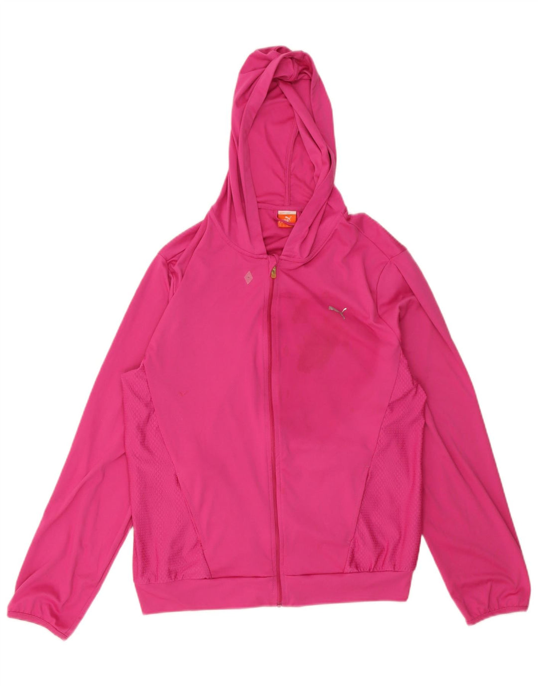Puma Dame Hættetrøje Sweater UK 16 Large Pink Polyester