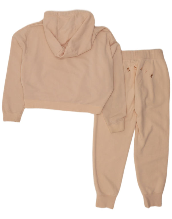 Nike Dame Hooded Relaxed Fit Fuld træningsdragt UK 10 Small Pink Sports