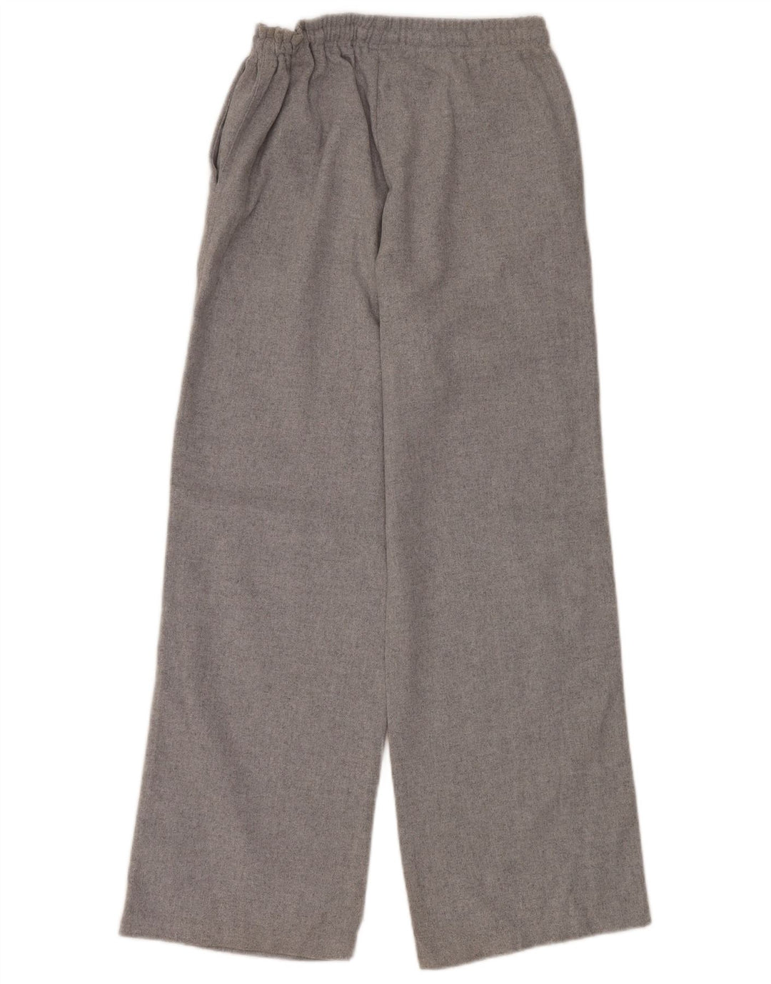 Zara Kvinder Casual Bukser med brede ben Medium W28 L30 Grå Polyester