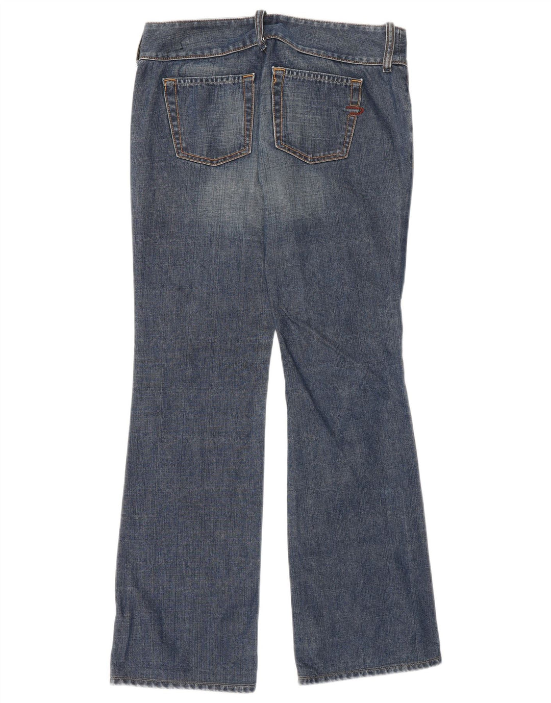Diesel Dame Bootcut Jeans W27 L30 Blå Bomuld