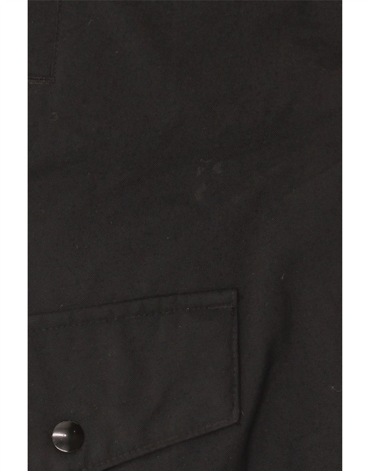 Adidas Herre Hooded Parka Jacket UK 36 Small Black Nylon
