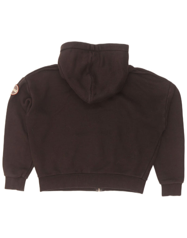 Colmar Dame Oversized Hættetrøje Sweater med lynlås UK 6 XS Sort Bomuld