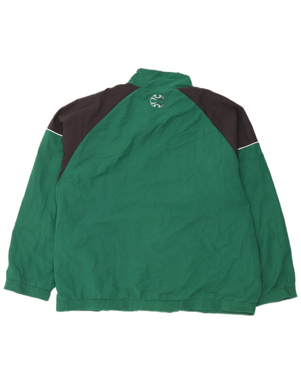 ADIDAS Træningsdragt til mænd, topjakke UK 46/48 XL Grøn Colourblock Polyester