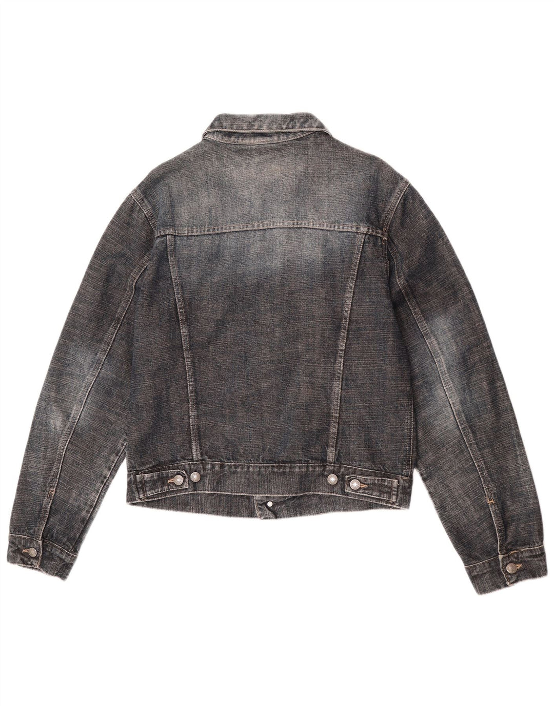 Vitamina Dame denimjakke UK 18 XL Grå Bomuld