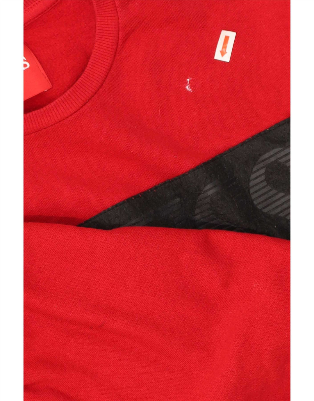 Guess Herre grafisk sweatshirt Jumper Medium Rød Bomuld