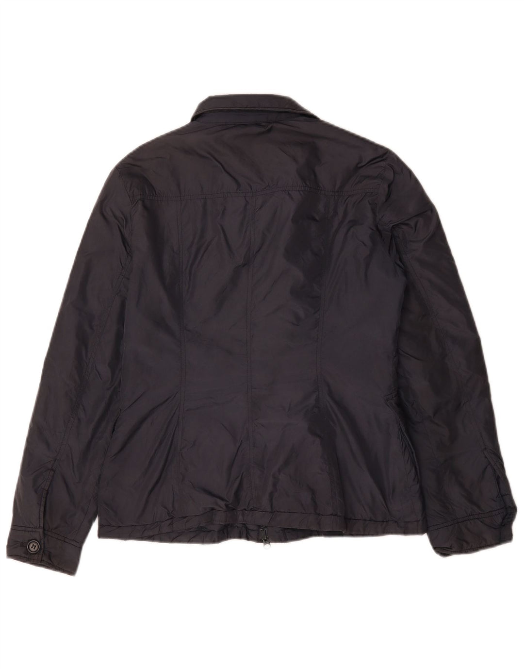 Aspesi Herre Utility Jacket UK 38 Medium Navy Blue Polyamide