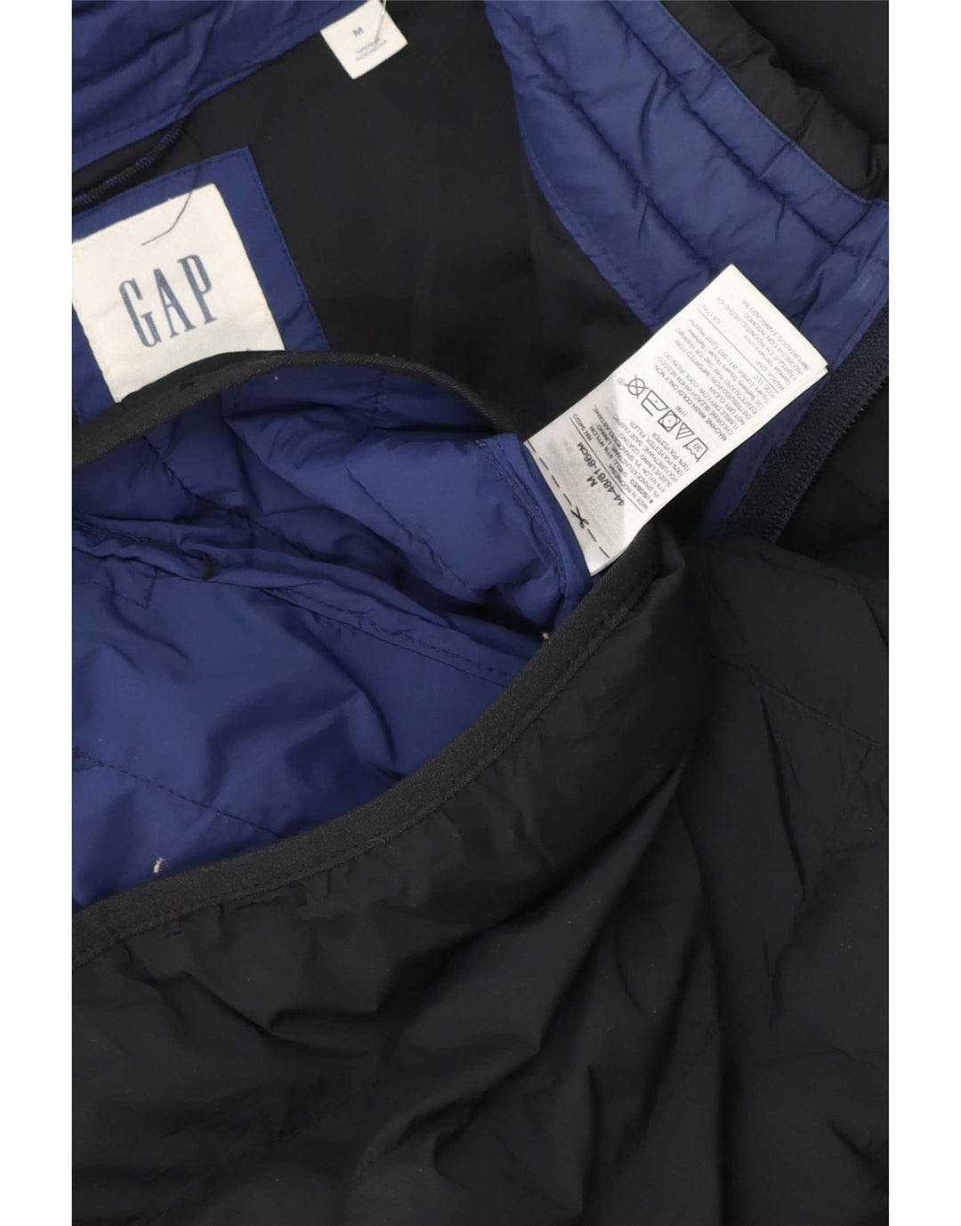 Gap Polstret Herrejakke UK 38 Medium Sort Polyester