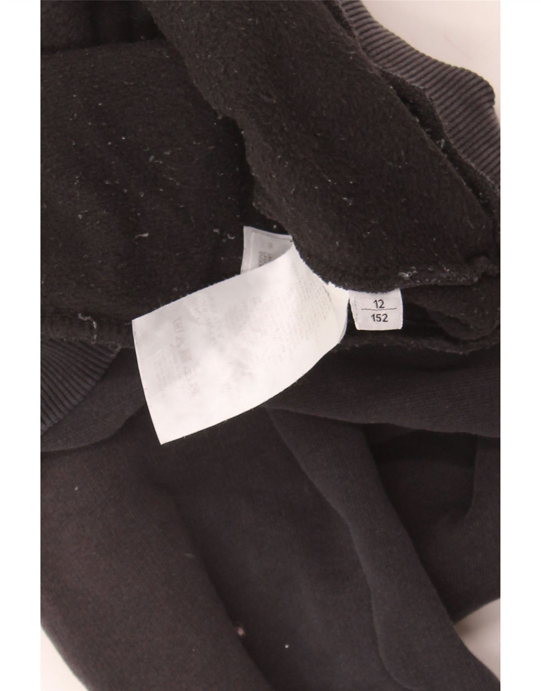 NAPAPIJRI Boys Sweatshirt Jumper 11-12 Years Black Cotton Vintage Napapijri and Second-Hand Napapijri from Messina Hembry 