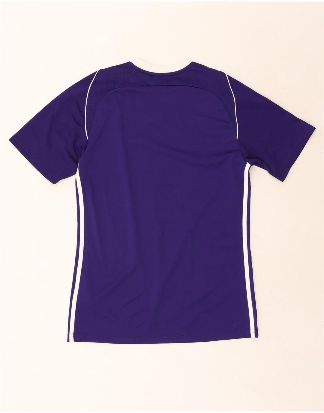 Adidas Herre Climacool T-Shirt Top Lille Lilla Polyester