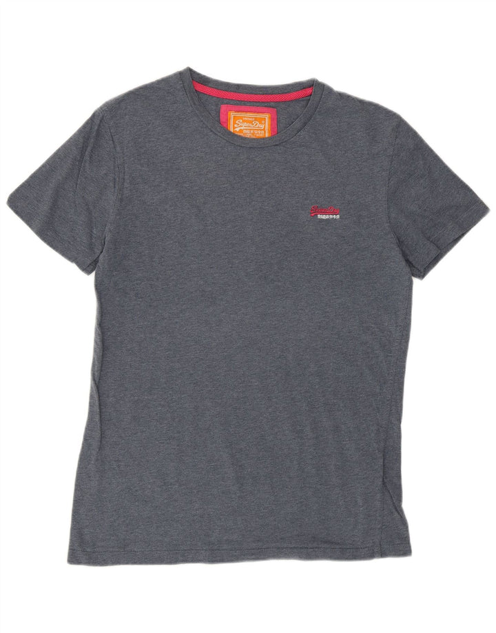 SUPERDRY T-shirt top til mænd, lille marineblå bomuld