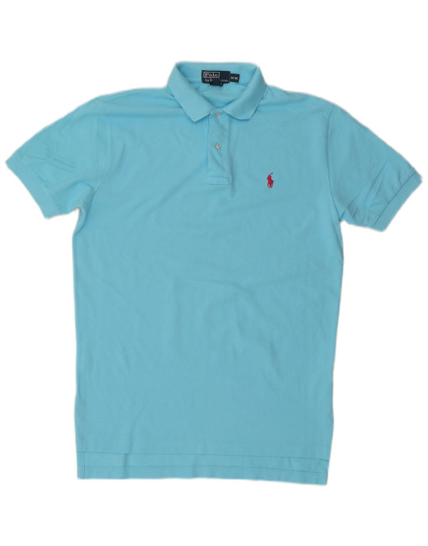 POLO RALPH LAUREN Herre poloshirt Medium Blue Bomuld