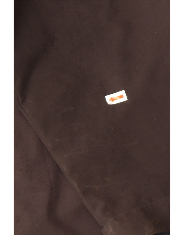 JACK WOLFSKIN Regnjakke med hætte til mænd UK 48 2XL Sort Polyester