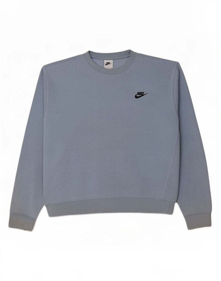 Nike Herre sweatshirt Jumper Medium Blå Bomuld