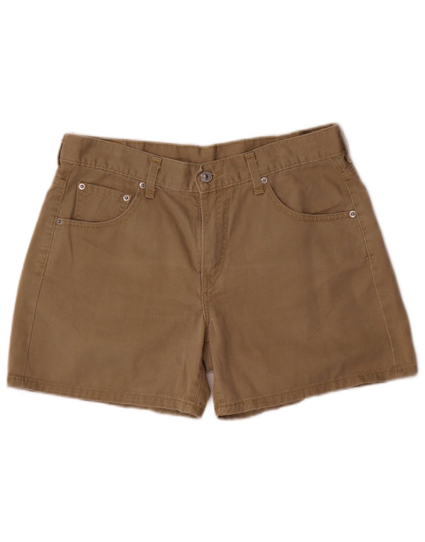 Levi's Casual Shorts til kvinder US 12 Large W32 Beige Bomuld