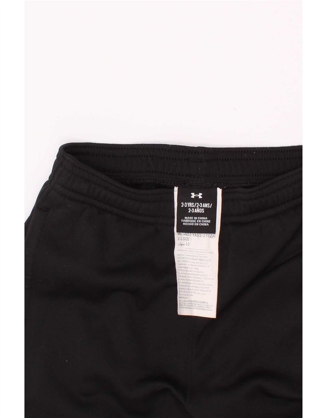 Under Armour Boys træningsdragt Bukser Joggers 2-3 år Sort ternet
