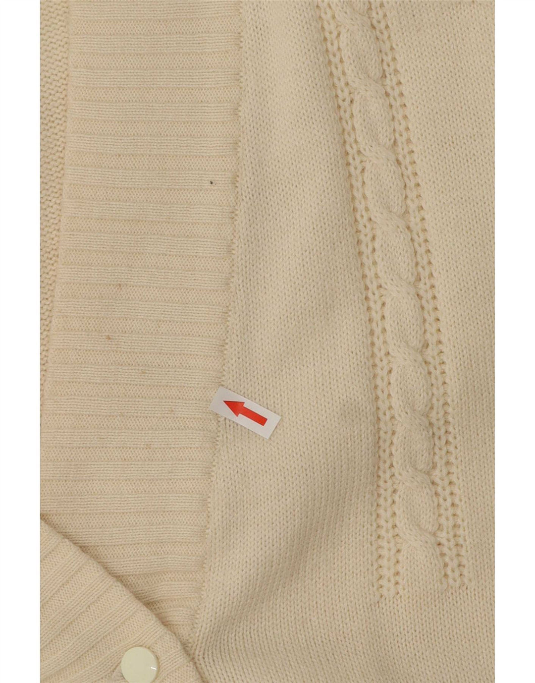 Din sjette sans oversized cardigan sweater til kvinder EU 46 XL Off White