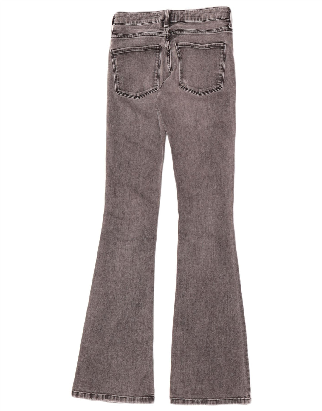 Zara Dame Flared Jeans EU 34 2XS W24 L33 Grå