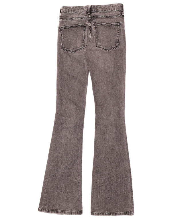 Zara Womens Flared Jeans EU 34 2XS W24 L33 Grey