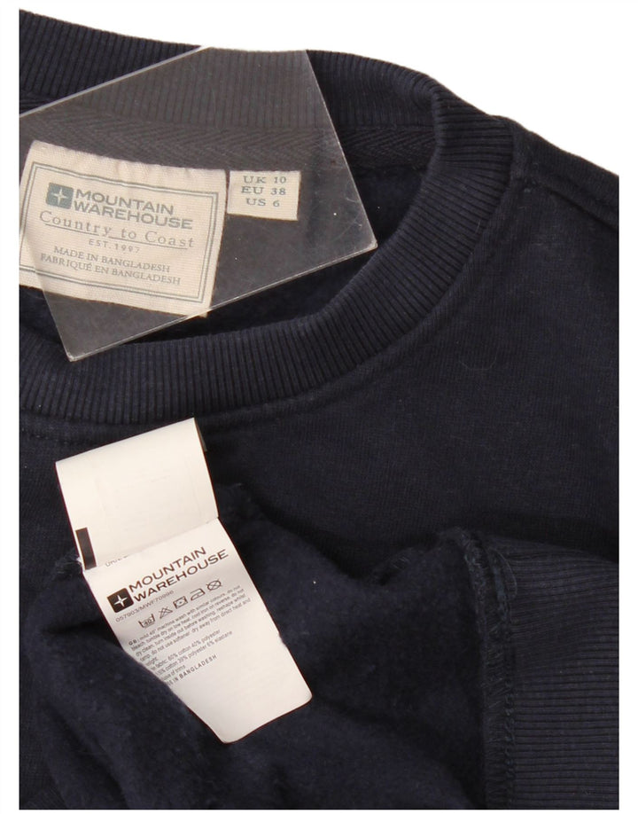 Mountain Warehouse Dame Oversized Sweatshirt Jumper UK 10 Small Navy Blue