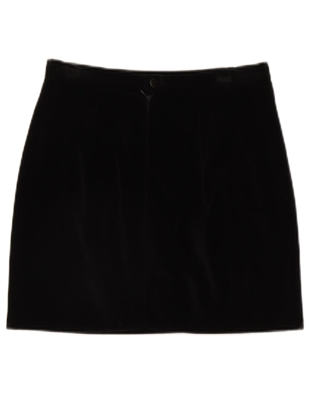 Elizabeth Ascot Womens Velvet Mini Skirt IT 42 Medium W28 Sort