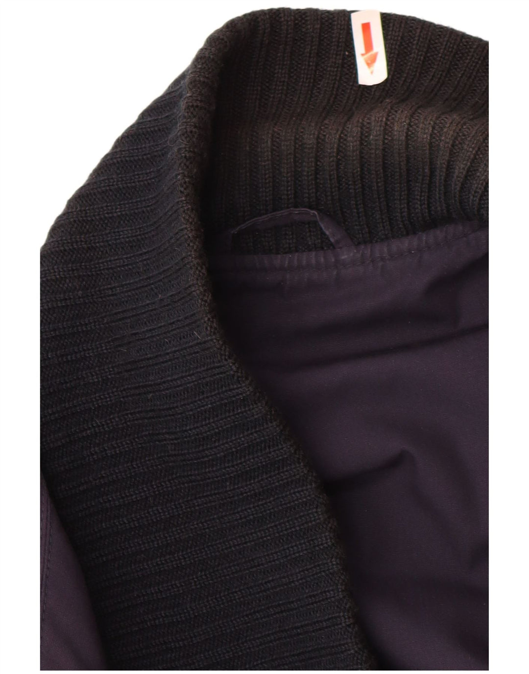 Vintage herre dobbeltradet cardigan sweater IT 48 Medium Navy Blue