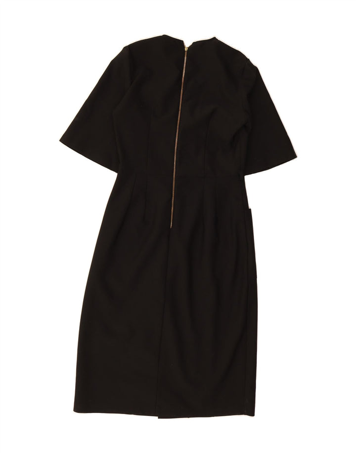 CLOSET Womens Sheath Dress UK 12 Medium Black Polyester Vintage CLOSET and Second-Hand CLOSET from Messina Hembry 