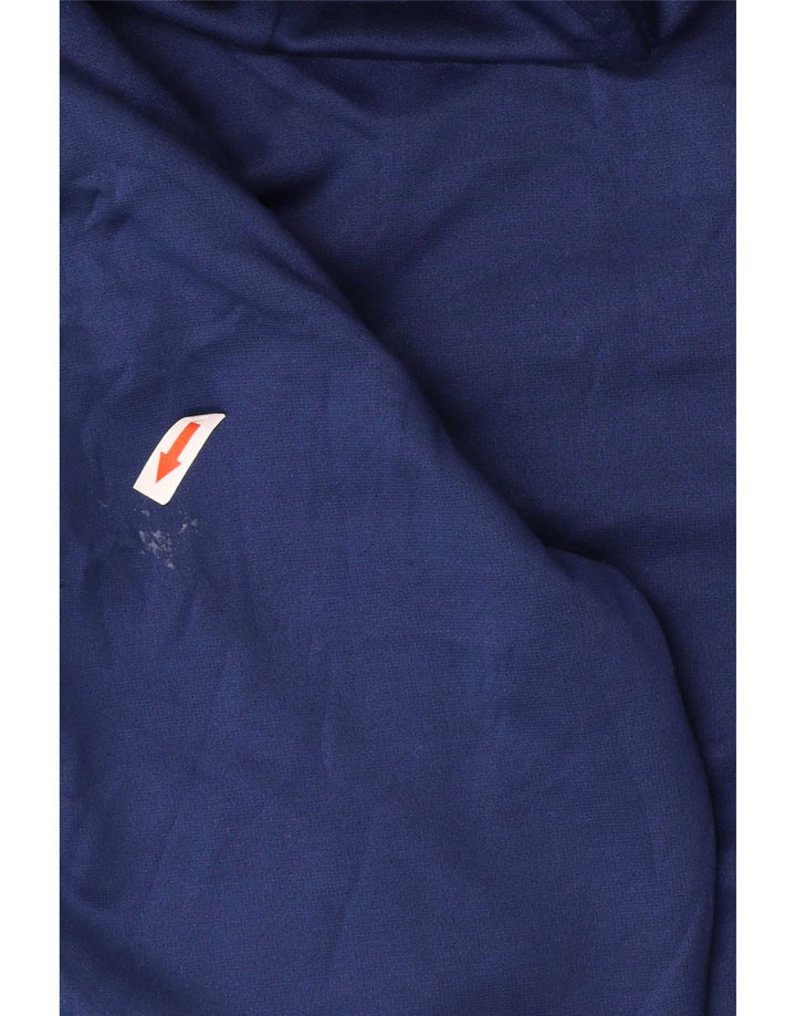 Nike Herre Dri Fit Hættetrøje Sweater med lynlås, lille marineblå polyester