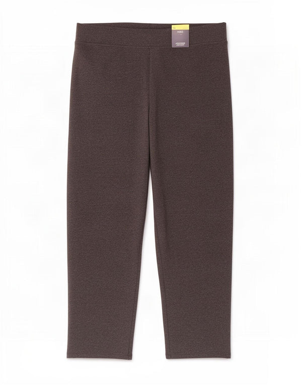 Marks & Spencer Womens Tracksuit Trousers UK 16 Large Grey Cotton