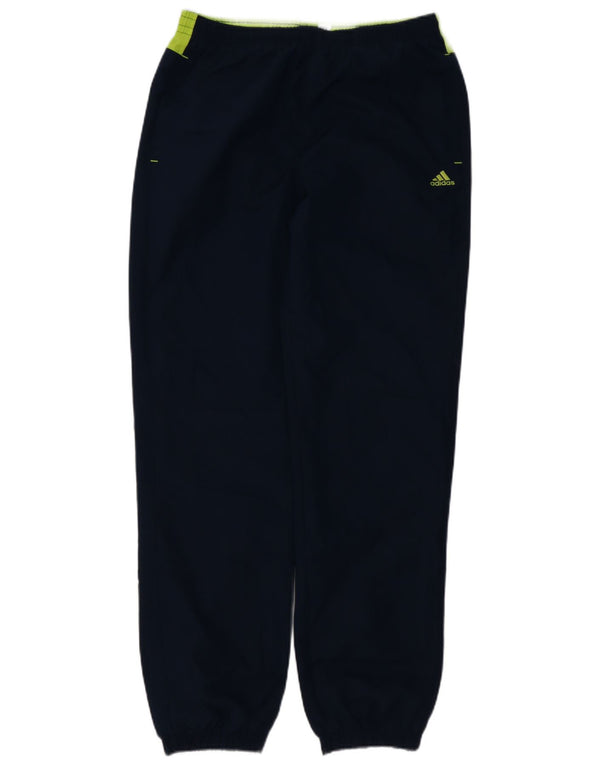 Adidas Drenge Træningsdragt Bukser Joggers 15-16 år Navy Blue Colourblock