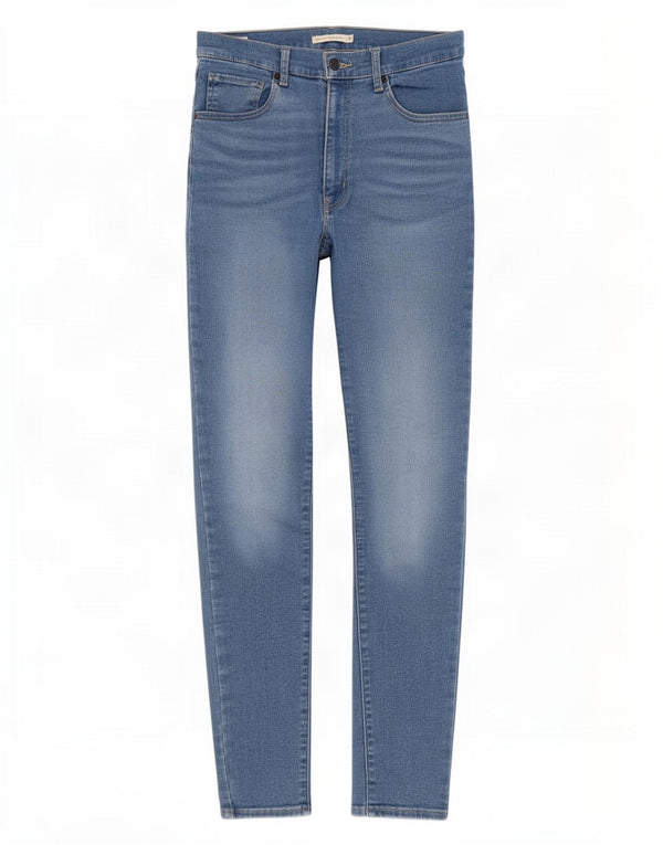 Levi's Dame Mile High Super Skinny Jeans W31 L32 Blå