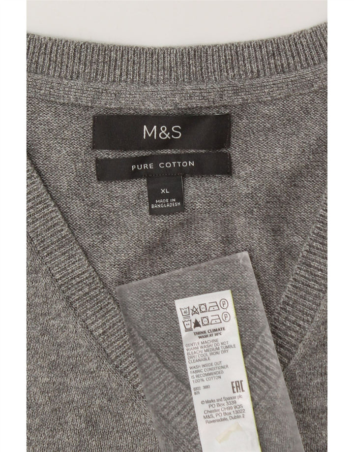 Marks & Spencer Herrevest Tank Top XL Grå Bomuld