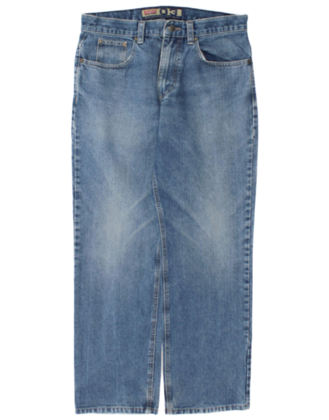 Jinglers Straight Jeans til mænd W34 L30 blå bomuld