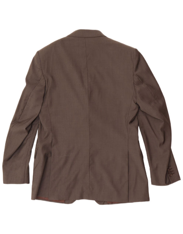 Pierre Cardin Herre Regular Fit 3-knaps blazerjakke EU 48 Medium Grå