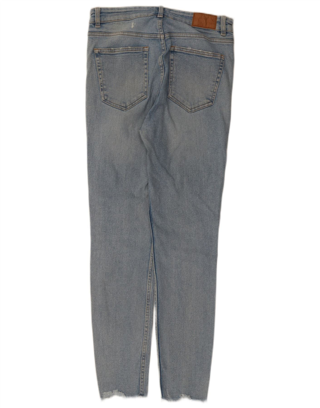 Zara Dame Distressed Skinny Jeans EU 40 Medium W30 L27 Blå