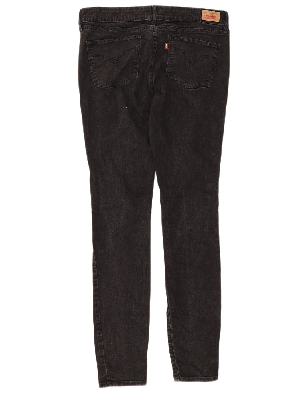 Levi's skinny jeans til kvinder W30 L32 sort bomuld