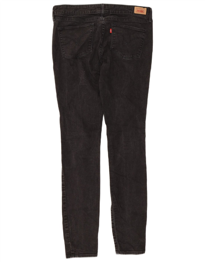 Levi's skinny jeans til kvinder W30 L32 sort bomuld