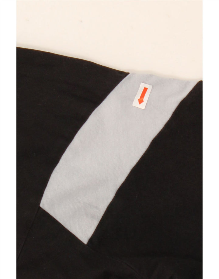 Puma Herre T-Shirt Top Stor Sort Colourblock Bomuld